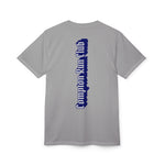 Compton Run Club Unisex Cut & Sew Tee - Grey/Blue/White