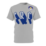 Compton Run Club Unisex Cut & Sew Tee - Grey/Blue/White